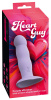 Вибростимулятор на присоске Heart Guy, фиолетовый_2