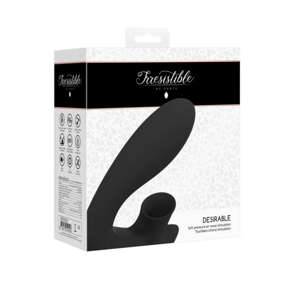 Стимулятор для точки G и клитора Irresistible Desirable, черный_1
