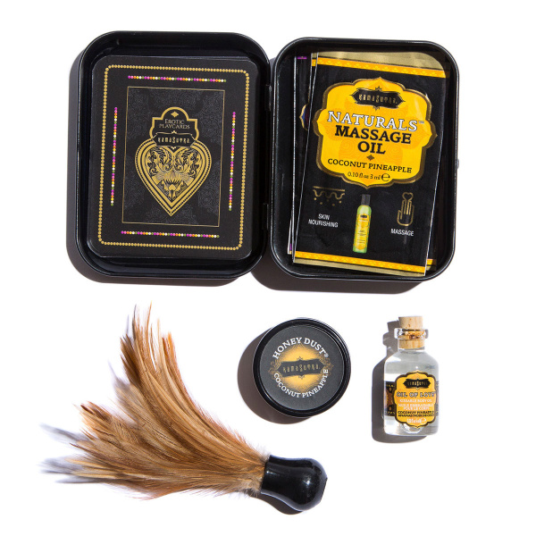 Набор для путешествий и романтических встреч THE Weekender Tin Can Coconut pineapple_3