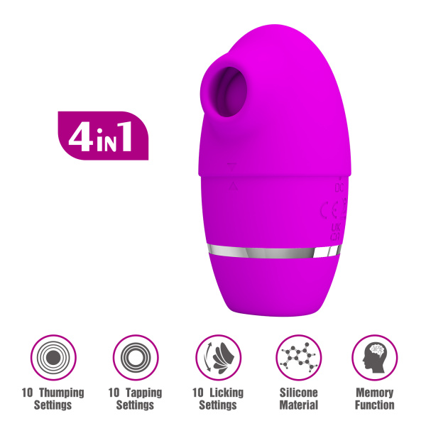 Стимулятор клитора 3 в 1 Pretty Love BI-300071_1