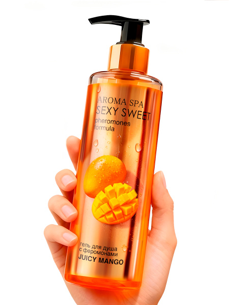 Гель для душа с феромонами Juicy Mango 200 мл арт. LB-16143 маркировка_3