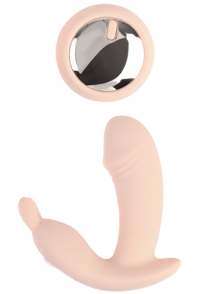 Перезаряжаемый Вибратор CNT Bunny Tickler Rose_1