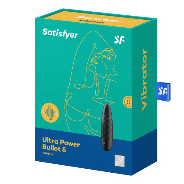 Мини вибромассажер Satisfyer Ultra Power Bullet 5, черный_1