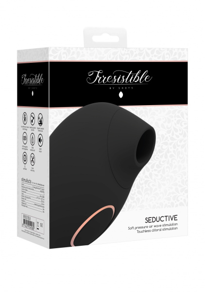 Эргономичный женский массажер Irresistible Seductive, черный_2