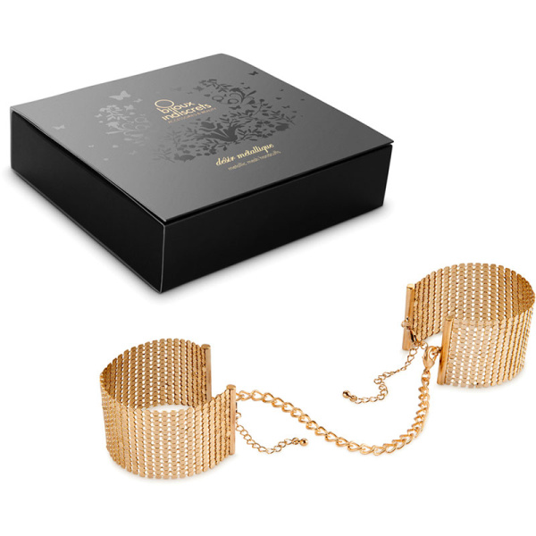 Наручники Bijoux Indiscrets Désir Metallique, золотистые_4