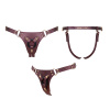 Трусики для страпона Strap-on-me HARNAIS SIMILI GENEROUS, One Size, баклажан_4
