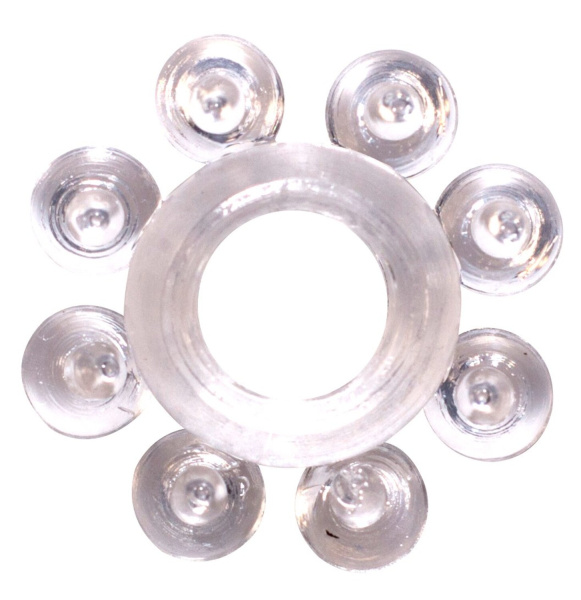 Эрекционное кольцо Rings Bubbles white_1
