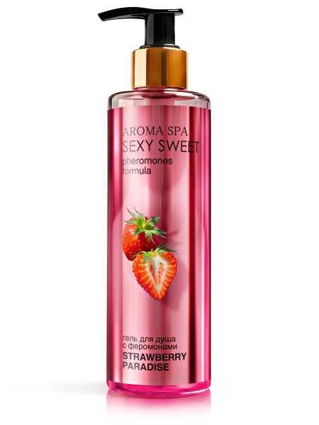 Гель для душа с феромонами Strawberry Paradise 200 мл арт. LB-16142 маркировка_2