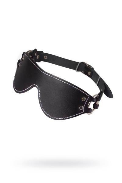 Маска на глаза из кожи с велюровой подкладкой_1