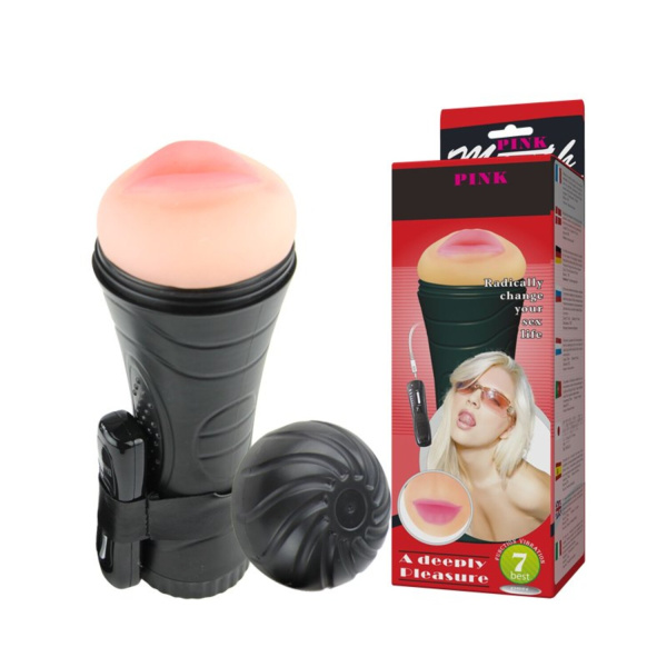 Мастурбатор - ротик в тубе с вибратором_1