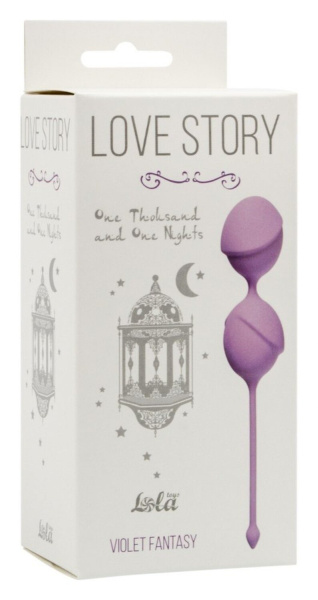 Вагинальные шарики Love Story One Thousand and One Nights Violet Fantasy_3