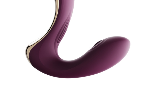 Вибромассажёр зоны G с пульсацией, вакуумной стимуляцией и функцией нагрева TALIS, фиолетовый_6