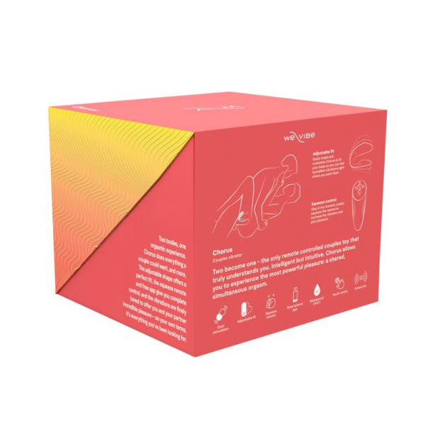 Сенсорный вибромассажер для пар We-Vibe Chorus Crave Coral_4