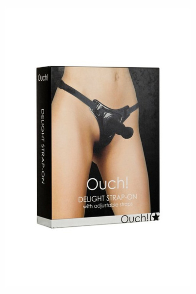 Страпон с кожаными трусиками Delight_1