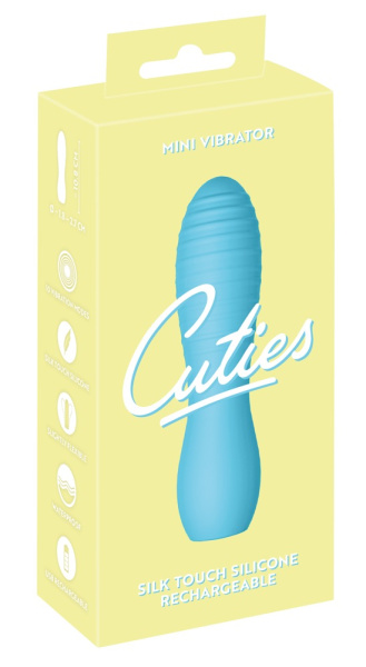 Мини-вибратор Cuties голубой_1