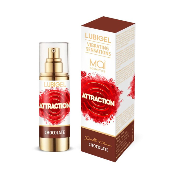 LUBIGEL Жидкий интимный гель с эффектом вибрации (шоколад) 30 ML LUBIGEL - INTIMATE GEL  WITH LIQUID_1