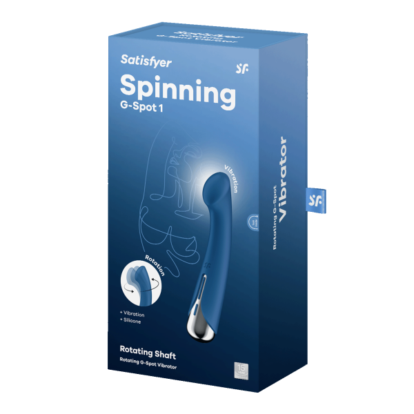 Вибратор для точки G Satisfyer Spinning G-Spot 1, голубой_2