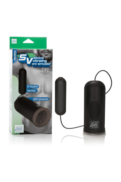 Силиконовый оральный вибростимулятор Silicone Vibrating Oro Simulator с выносным пультом управления_1
