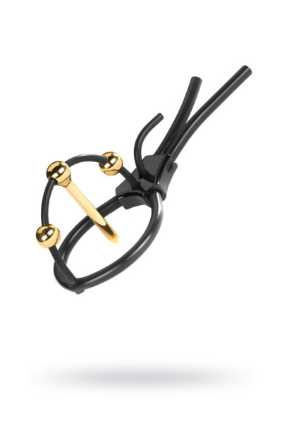 Кольцо для головки пениса со стимулятором уретры Mystim Plunging Pete_1