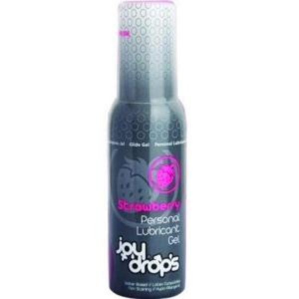 Смазка со вкусом клубники на водной основе Joydrops Strawberry, 100 мл_5