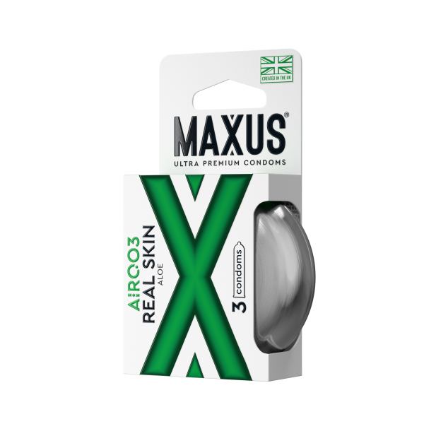 Презервативы MAXUS 003 №3 с железным кейсом, гладкие, экстратонкие, с ароматом алое, 3 шт_3