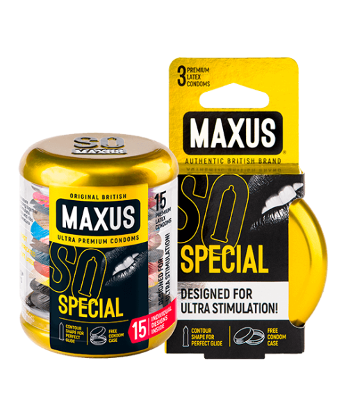 Презервативы MAXUS Special №15 в железном кейсе, точечно-ребристые, 15 шт_1