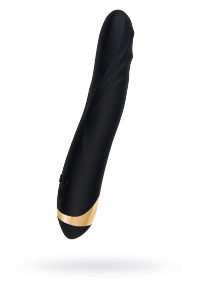 Нереалистичный вибратор WANAME D-SPLASH  Storm, Силикон, Чёрный, 22,5 см_1