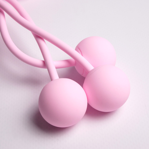 Вакуумный стимулятор с вагинальными виброшариками Youvic	, розовый_2