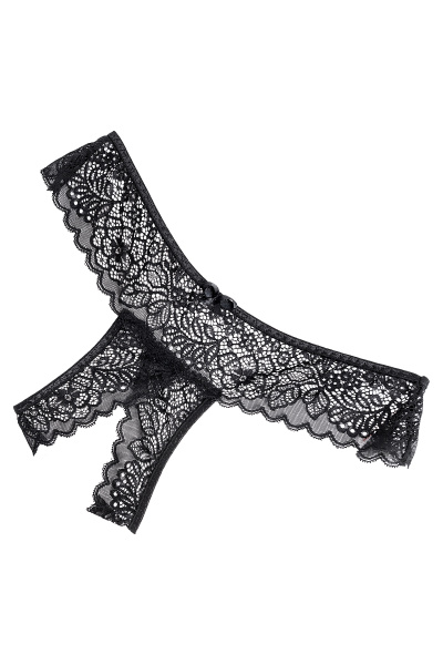 Трусы Eromantica, Juno, с доступом, черные, 54-56_6