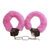 Меховые наручники Love BI-026024 розовые_3