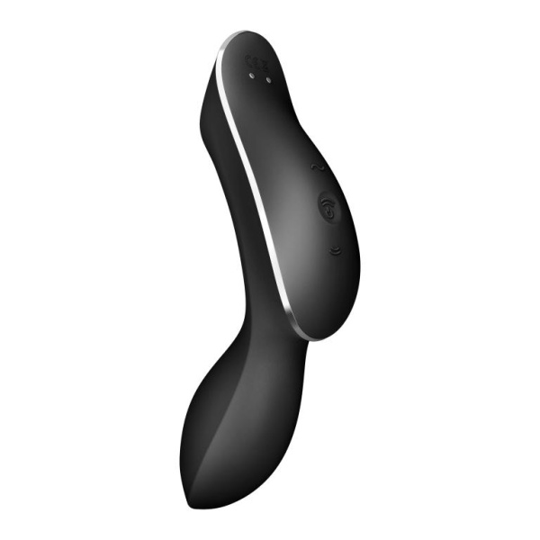 Вакуумно-клиторальный вибромассажер Satisfyer Curvy Trinity 2, черный_2
