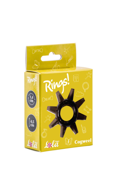 Эрекционное кольцо Rings Cogweel black_1