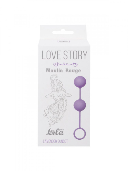Вагинальные шарики Love Story Moulin Rouge purple_1