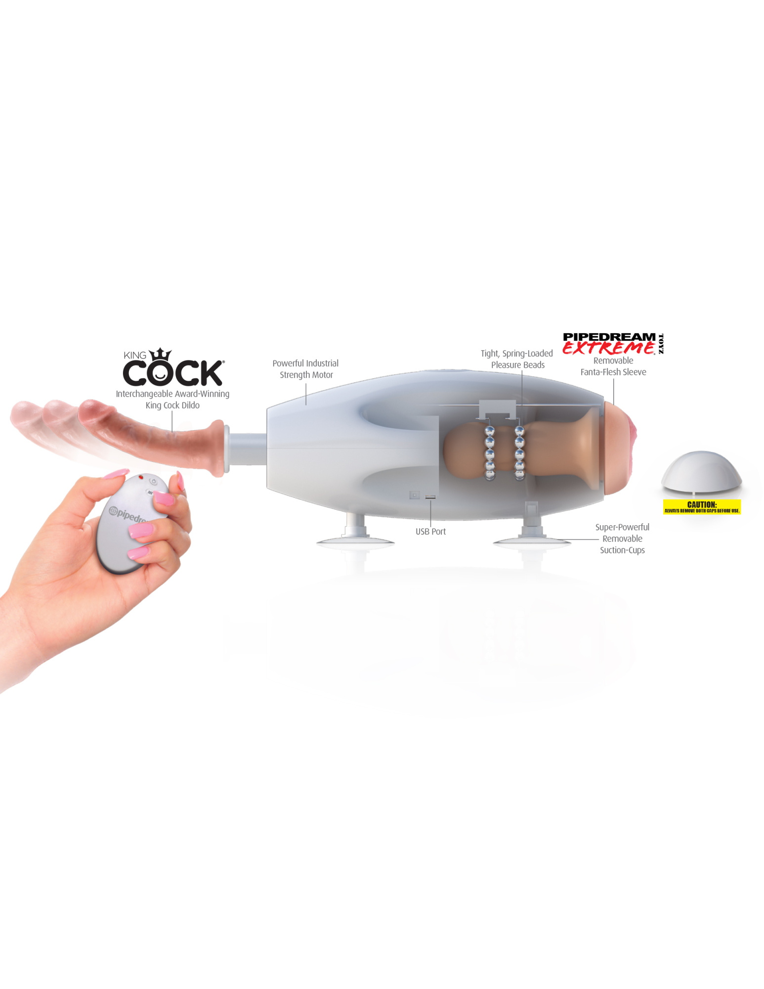 Секс-машина для пар с пультом ДУ Fetish Fantasy Series_7