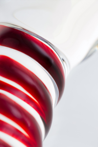 Двусторонний фаллоимитатор Sexus Glass, стекло, прозрачный, 21 см_6