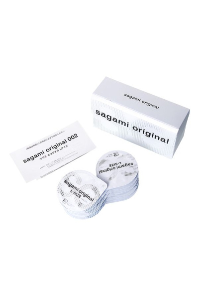 Презервативы Sagami Original 002  L-Size, полиуретан, 10 шт._4