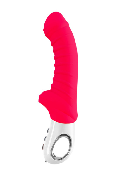 Вибратор Fun Factory Tiger, силикон, красный, 23 см_3