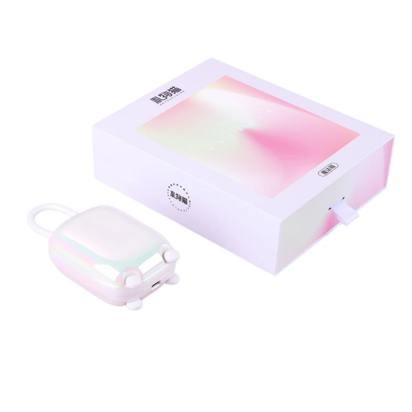 Вибратор 2в1 BeYourLover Magic Suitcase с бесконтактным клиторальным стимулятором, белый_5