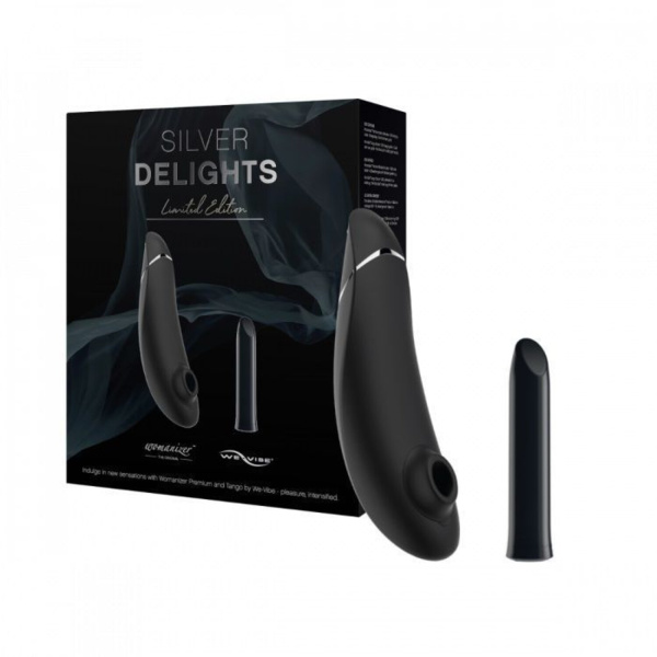 Набор Womanizer Premium + WE-VIBE Tango серебряный_5