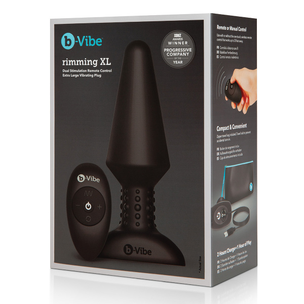 Большая вибрирующая премиум пробка Rimming Plug XL_2