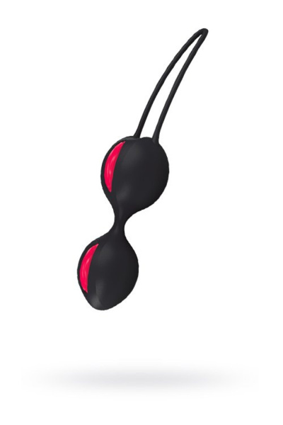 Шарики вагинальные Fun Factory SMARTBALLS DUO, силикон, черные, 17 см_3