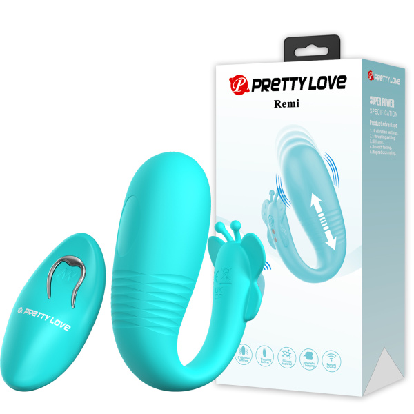 Пульсирующее Виброяйцо Pretty Love Klay BI-300093W_1