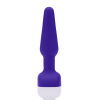 Анальная премиум-пробка с 3 моторами B-Vibe Trio Plug PURPLE_9