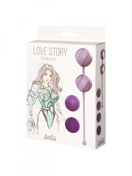 Набор Сменных Вагинальных Шариков Love Story Valkyrie Purple_1