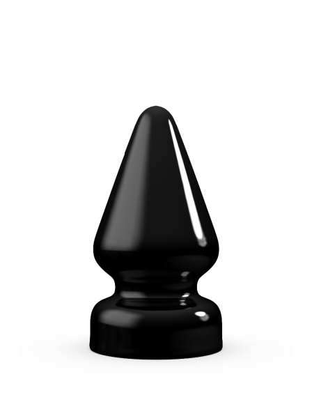 Втулка анальная black magnum 3 в ламинате l 180 мм d 85 мм  цвет чёрный арт. 420300_1