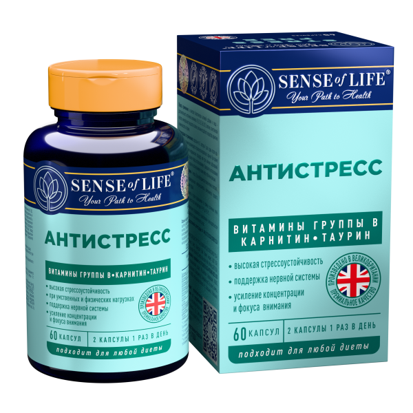 БАД Антистресс Sense of Life, витамино-минеральный комплекс, 60 шт_2