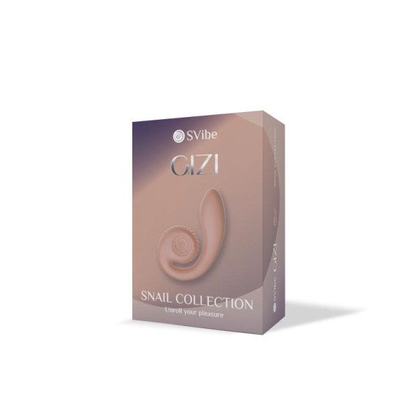 Инновационный SVibe Gizi вибратор, персиковый_2