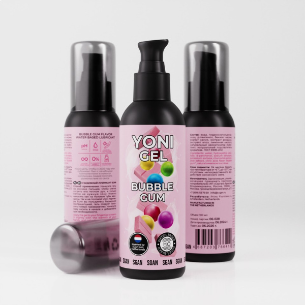 Лубрикант для орального секса SGAN Sensual со вкусом баблгам, 100 мл_4