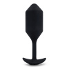 Пробка для ношения с вибрацией черная B-Vibe Vibrating Snug Plug 4_8