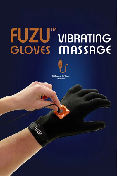 Виброперчатка для массажа Fuzu Vibrating massage glove, правая_5